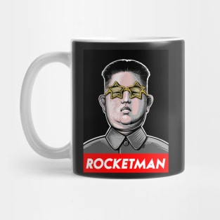 President Trump Kim Jong Un Rocket Man Mug